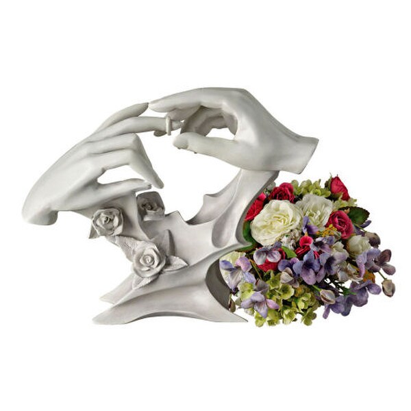 With This Ring Wedding Statue Hands in Love Gift